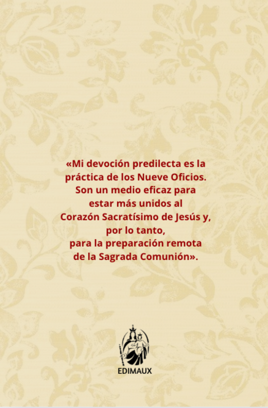 Los nueve oficios del Sagrado Corazón de Jesús