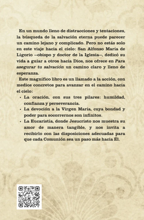 Para asegurar tu salvación