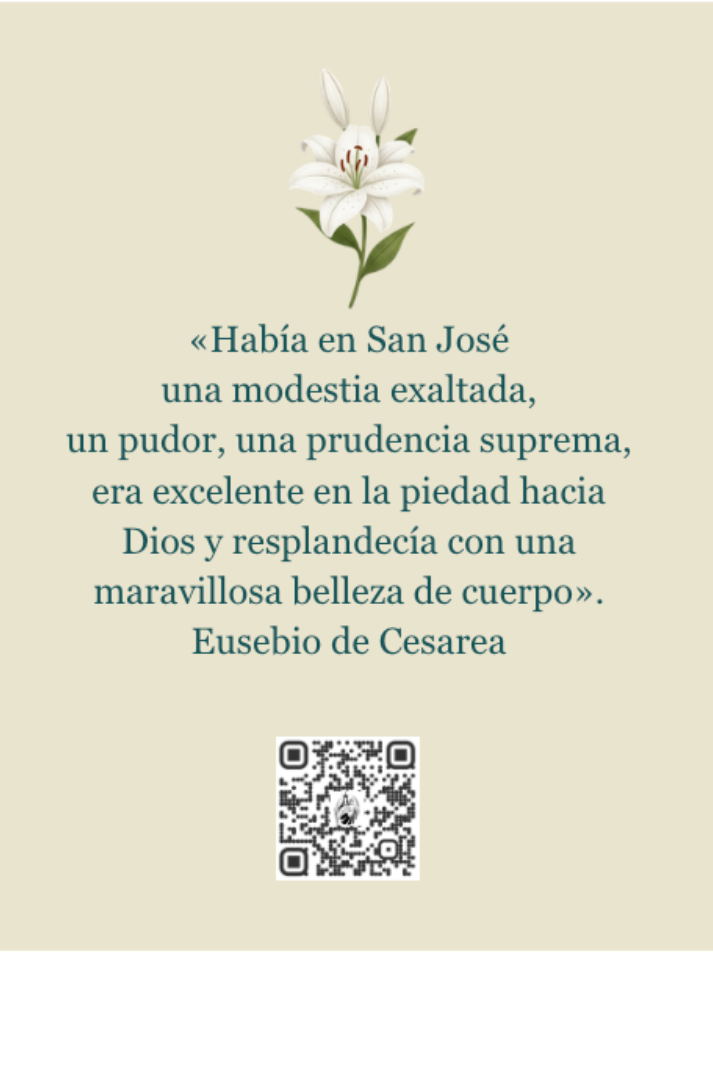 San José, esposo de María Santísima y padre adoptivo de Jesucristo