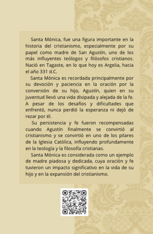 Santa Mónica, madre de San Agustín