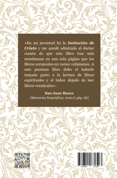 Imitación de Cristo | Menosprecio del mundo