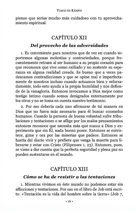 Imitación de Cristo | Menosprecio del mundo