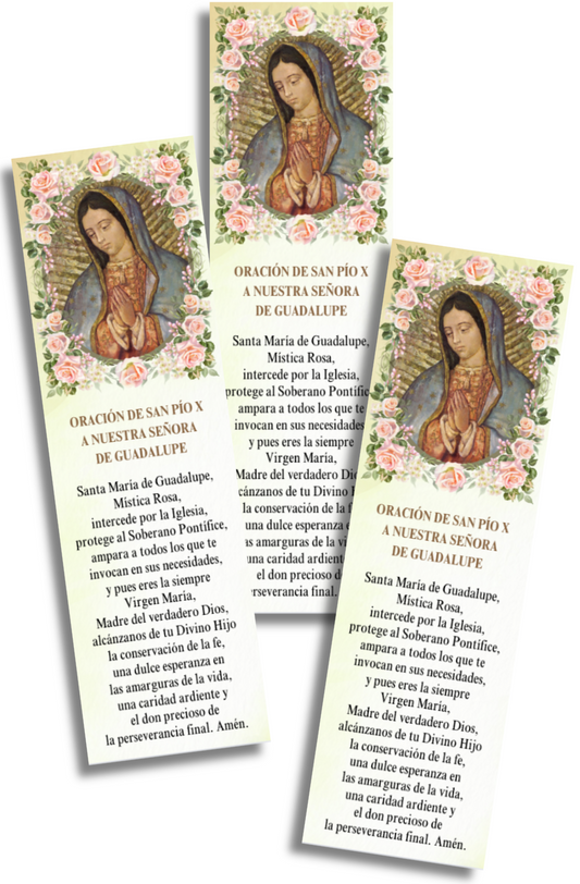 Oración de San Pío X a Nuestra Señora de Guadalupe