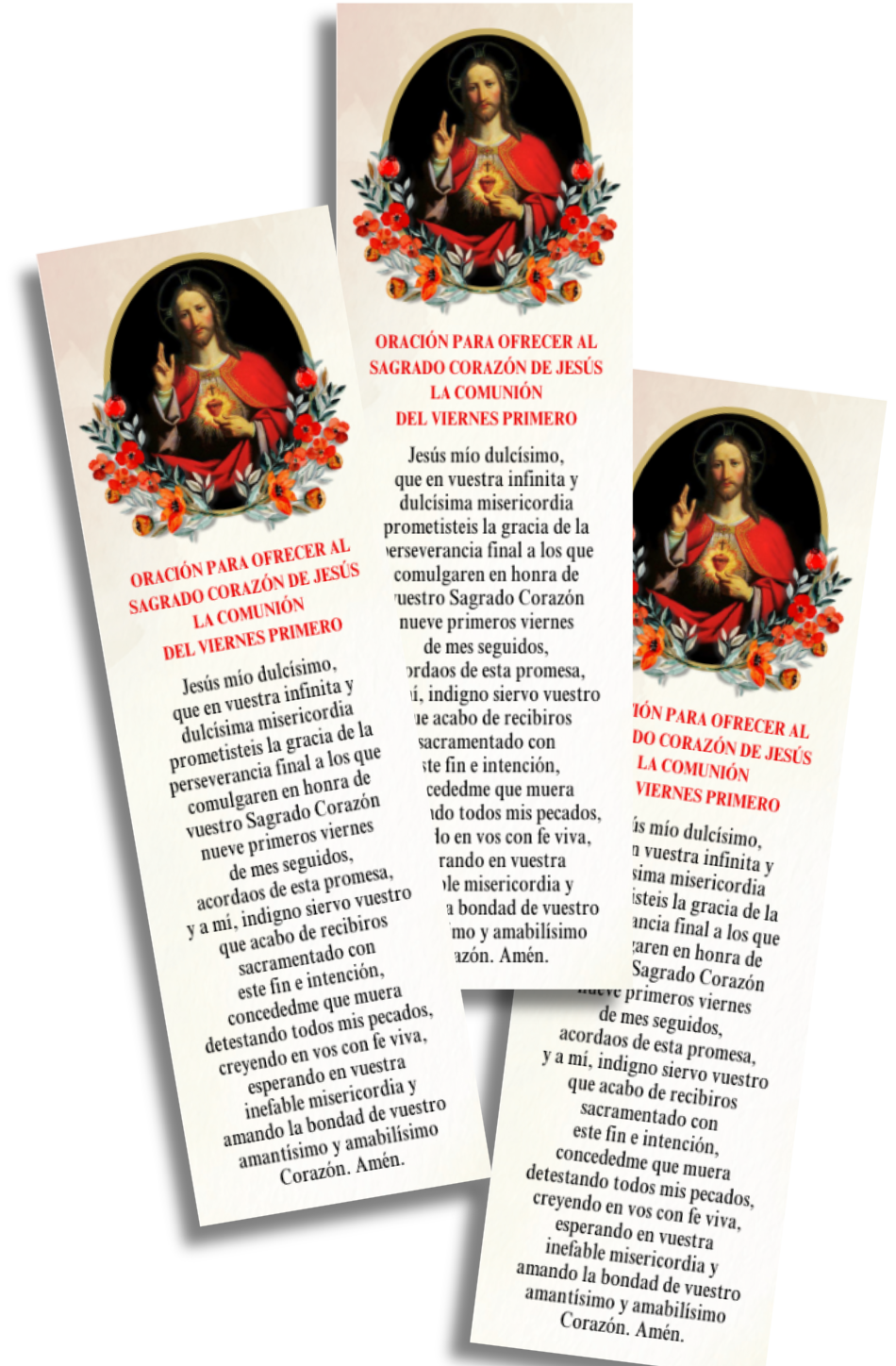 Oración para ofrecer la Comunión del viernes primero